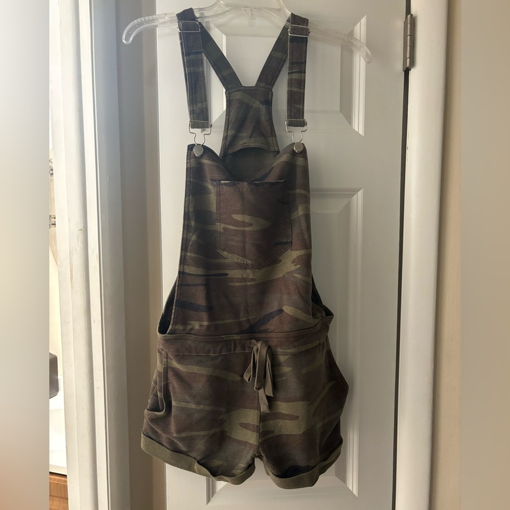 Camo overalls size small